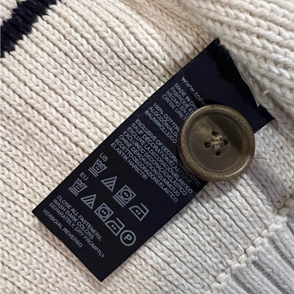 TOMMY HILFIGER Men’s Nautical Cardigan, Size S - Picture 7 of 7